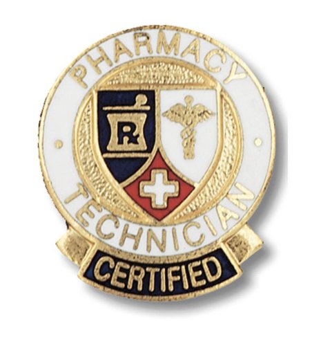Prestige Medical Emblem Pin, Pharmacy Technician, Certified