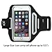 Bazama Universal Sports Armband for Apple Iphone 6 / 6 plus ( 5.5 Inch ), Waterproof & Sweatproof Running Arm Belt, With a Small Pouch / Holder for Key, Cards, Black
