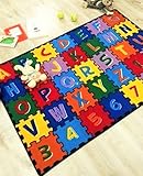 HR 8FTX11FT ABC PUZZLE (A-Z AND 1-9) KIDS EDUCATIONAL NON-SLIP RUG (7.3''X10.2'') PLEASE CHECK ALL THE PICTURES