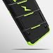 Samsung Galaxy S8 Case, Zizo [Bolt Series] w/ [Galaxy S8 Screen Protector] Kickstand [12 ft. Military Grade Drop Tested] Holster Belt Clip - Galaxy S8 Black/Neon Green