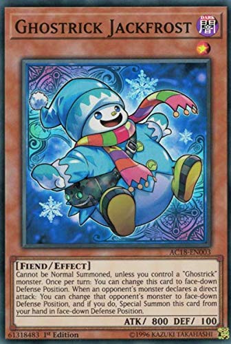 Yu-Gi-Oh! - Ghostrick Jackfrost - AC18-EN003 - Advent Calendar 2018-1st Edition - Super Rare