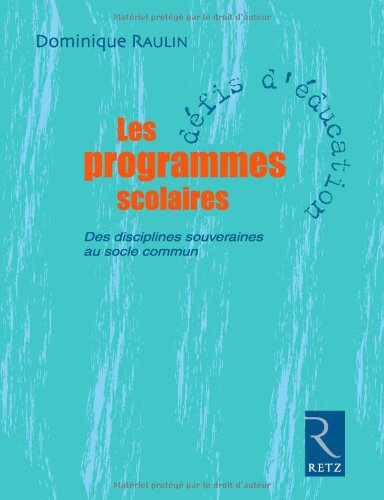 Les  programmes scolaires
