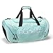 Runetz - TEAL Hot Blue Gym Bag Sport Shoulder Bag for Men & Women Duffel 20-inch Large - Teal