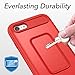 YOUMAKER Designed for iPhone SE Case/iPhone 8 Case/iPhone 7 Case (NOT Plus),Full-Body Rugged Case with Built-in Screen Protector for iPhone SE 2nd Generation/8/7 4.7 Inch - Red