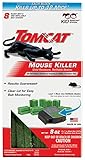 Tomcat 0371210 Child Resistant Mouse Killer, Station + 8 Refills (1oz)