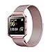 Fitbit Blaze Band,No1seller Milanese Loop Stainless Steel Band Bracelet Strap Wristband+Frame for Fitbit Blaze Smart Fitness Watch with Unique Magnet Lock (6.7-8.1”)