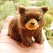 nanguawu Little Brown Bear Learning Resources Miniature Animal Toy