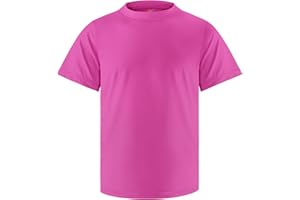 OYJ Boys Rash Guard Short Sleeve Swim Shirt UPF+ 50 Rashguard for Toddler Teens Water Sun Shirts Swim Wear Quick Dry