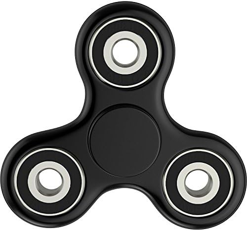 Fidget Spinners Toys EDC Hand Spinner Guarantee 3-5 Mins Spin Time Ultra-durable High Performance Bearing for Killing Time (black)