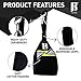 RIMSports Ab Straps for Pull Up Bar - Premium Pull Up Straps & Hanging Ab Straps for Core Workouts - Ideal Hanging Straps & Ab Hancer for Leg Raises, Knee Ups & Ab Workouts