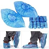 100pcs Yonger Disposable Shoe Covers Rain Waterproof Disposable Shoe Covers Plastic Case