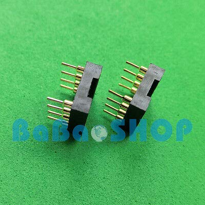 FidgetKute 12pcs New 8 Pin Gold-Plated Socket for OP-AMP DIP8 Show One Size