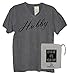 IYD Clothing - Hubby V Neck Heather Gray Men's + IYD Gift Bag (Large)