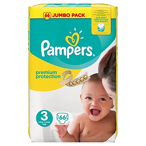 Pampers Pañales para bebé (tamaño 3, 66 por paquete) Amazon.es Bebé