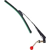 OFIG UTV Wiper Kit Hand Operated Manual Windshield Wiper Kit Compatible with Polaris Ranger RZR Can Am Maverick X3 Commander 