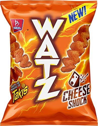 Barcel Watz Cheese Shock - Cheese Flavored Puffs, Box of 10 Individual Bags - Thumbnail 3
