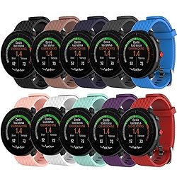 QGHXO Band for Polar Vantage M, Soft Silicone