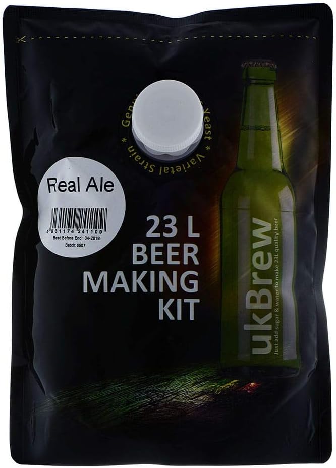 UKBrew REAL ALE 1.6kg Home Brew Beer Kit Amazon.co.uk Kitchen & Home