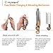 MulWark Heavy Duty Zinc-Alloy SK4 Snap-Off Easy Loading Retractable Razor Utility Knife Multi Box Cutter for Carpet, Rope, Cardboard,Drywall-15 Sharp Rust-Proof Blades Included with Metal Safety Lock