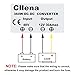 Cllena 48V to 12V 30A 360W Voltage Reducer - Waterproof DC/DC Buck Transformer Power Supply
