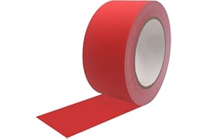 Daisypower Professional Gaffer Tape, 2 Inch X 30 Yards, Residue Free, Non-Reflective, Multipurpose, Heavy Duty Gaff Cloth Tape for Photography, Filming (Red)