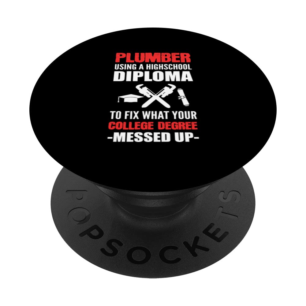 Using Highschool Diploma Sarcastic Person PopSockets Swappable PopGrip