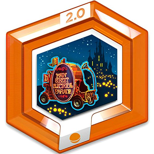 Disney Infinity 2.0 Disney Originals RARE Orange Power Disc - Main Street Electrical Parade Float