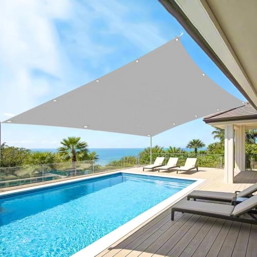 6x6 FT Outdoor Waterproof Rectangle Sun Shade Sail for Patio/Pool UV Protection Canopy Pergola Shade Cover at Amazon