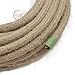 32.8ft 18/2 Round Electric Rope Light Cord,HESSION Antique Industrial Electrical Wire,Natural Hemp Rope Covered Wire Vintage Style Lamp Cord Strands