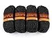 Wonderful 4 Pack (Skeins) Worsted Weight Yarn Wool 50% Acrylic 50% Each Skein 3 oz (85g) 119 Yards (109m) (Dark Gray)