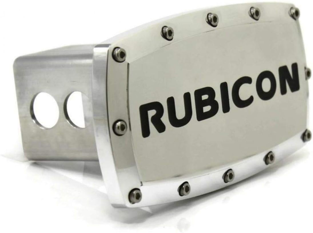 Elite Automotive Trailer Tow Hitch Cover for Jeep Rubicon Chrome - 813-5669