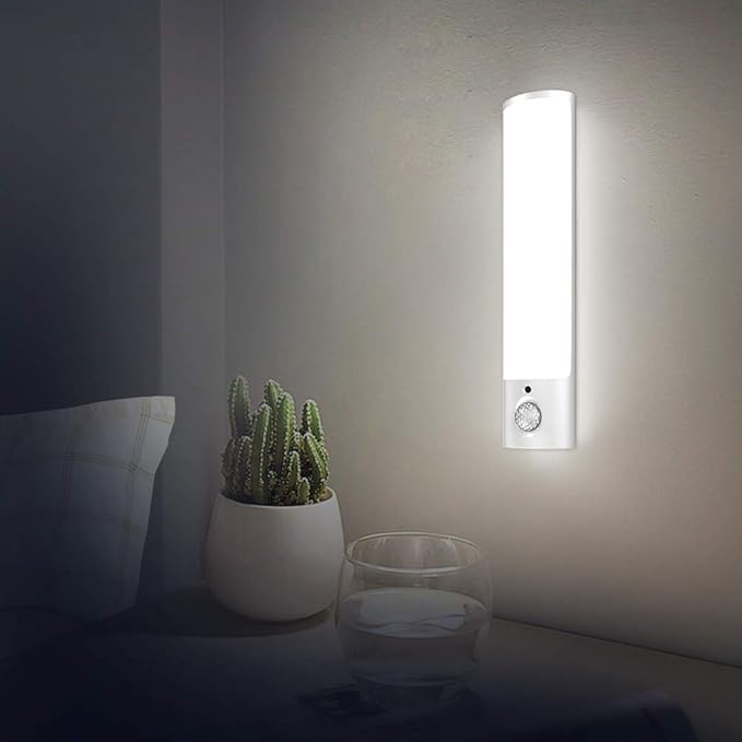 Luz de Noche, SECRUI USB Recargable Luz LED Armario Sensor Movimiento 3