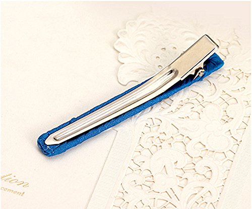 Daycount 6 Pcs Alligator Hair Clips Metal Hairdressing Cutting Salon Styling Tools Section Hair Accessories Women Barrette Styling Tools (Random Color)