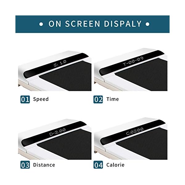 LONTEK-Treadmill-Electric-for-Home-Foldable-Walking-Machines-Treadmills-with-12-Pragrams-LED-Display-Adjustable-Speed-Folding-walking-treadmill-for-Home-and-Office UMAY LONTEK Under Desk Treadmill with Foldable Wheels, Portable Walking Jogging Pad Flat Slim Treadmill with Remote…