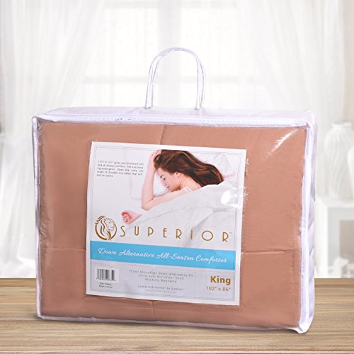 SUPERIOR Classic AllSeason Down Alternative Comforter with Baffle Box