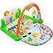Tapiona Baby Gym Piano - Kick and Play Mat, Activity Mat Infant - Newborn Toys Boy and Girl 0-3 Years for Tummy Time, Lay and Play, Sit and Play - Gift Registry Baby Shower - Mirror, 4 Baby Toys