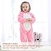 MICHLEY Unisex Baby Romper Winter and Autumn Flannel Costume Animal Outfits Pink-70cm