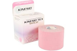 Kinesio Taping - Elastic Therapeutic Athletic Tape Tex Gold Light Touch - Sakura Pink – 2 in. x 16 ft