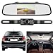 Emmako Backup Camera and 4.3'' Mirror Monitor Kit For Car/RV/Pickup Truck/Trailer/Van IP68 Waterproof Night Vision Rear View System Optional Reversing/Driving Use With Guide Lines primary