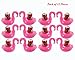Aokbean 12pcs Inflatable Coasters Pool Floats Bar Coasters Flotation Devices Swim Floats Luau Tropical Party Favors (Set of 12)
