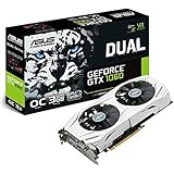 Asus DUAL-GTX1060-O3G NVIDIA GeForce OC Edition 3 GB GDDR5 192 Bit Memory PCI Express 3 Graphics Card - Black, 24 X 4 X 11.5 cm
