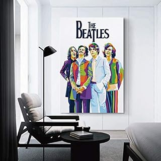 XYDQ Poster décoratif sur toile The Beatles Band – Décoration murale pour salon, chambre à coucher – 60 x 90 cm - Les Beatles, Paul McCartney, John Lennon, RIngo Starr, George Harrison XYDQ Poster décoratif sur toile The Beatles Band - Décoration murale pour salon, chambre à coucher - 60 x 90 cm – Image 3