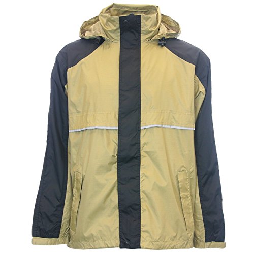 NEW The Weather Company Men's Golf Rain Suit - Tan Small