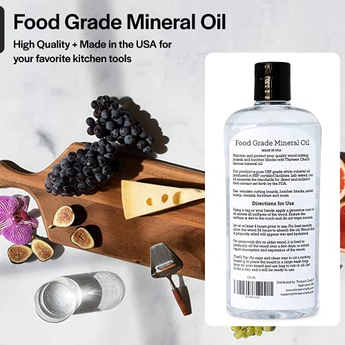 Food Grade Mineral Oil For Cutting Boards, Countertops And Butcher