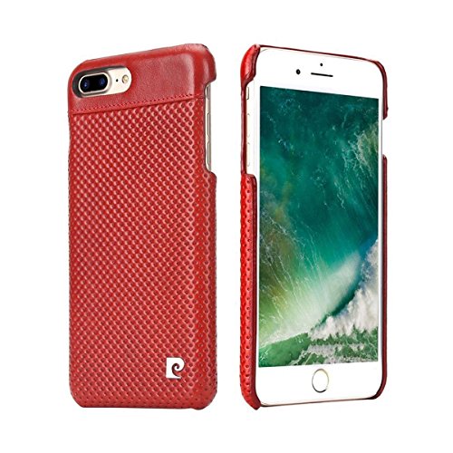Capa Iphone 7/8 Plus 100% Original Pierre Cardin Couro Genuíno Vermelho
