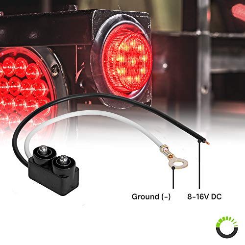 4 LED+Reflector+Polycarbonate+Certified+Warranty