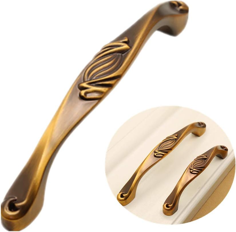 PPING Schrankknöpfe Gold Möbelknöpfe Vintage Griff Aus Bronze-Zink
