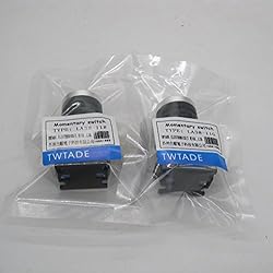 TWTADE/Red Yellow Green Momentary Switch, Red