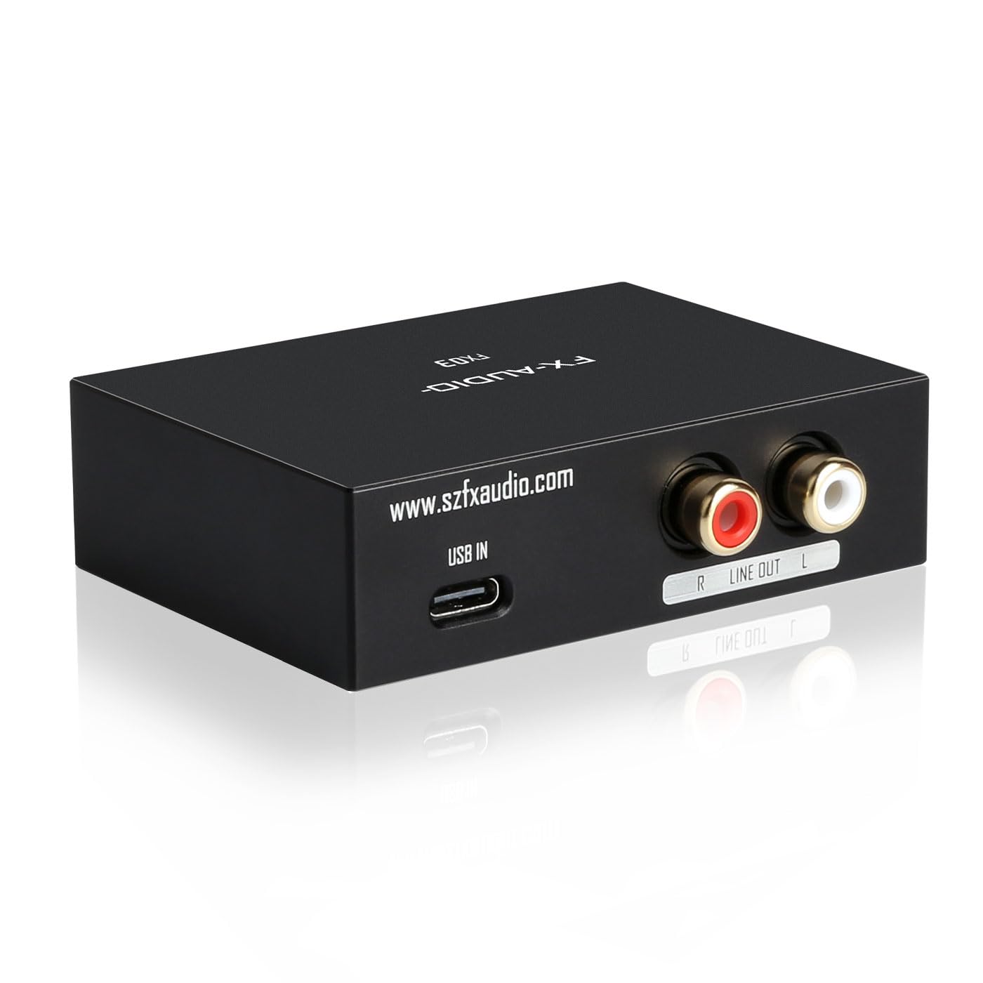 Photo 1 of FX-Audio FX03 USB C DAC 384Khz DAC Decorder USB-C to RCA Digital to Analog Audio Converter Support DSD 256 PCM 32Bit for Set-top Box,Mobile Phone,Computer,Game Machine