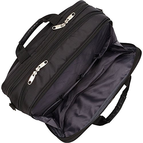 Samsonite Triple Compartment 17" Laptop Bag Business Briefcase Black